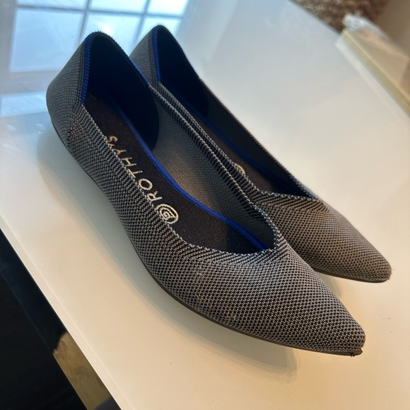 Rothy’s The Point - size 7 - cloud grey birdseye - Picture 5 of 12